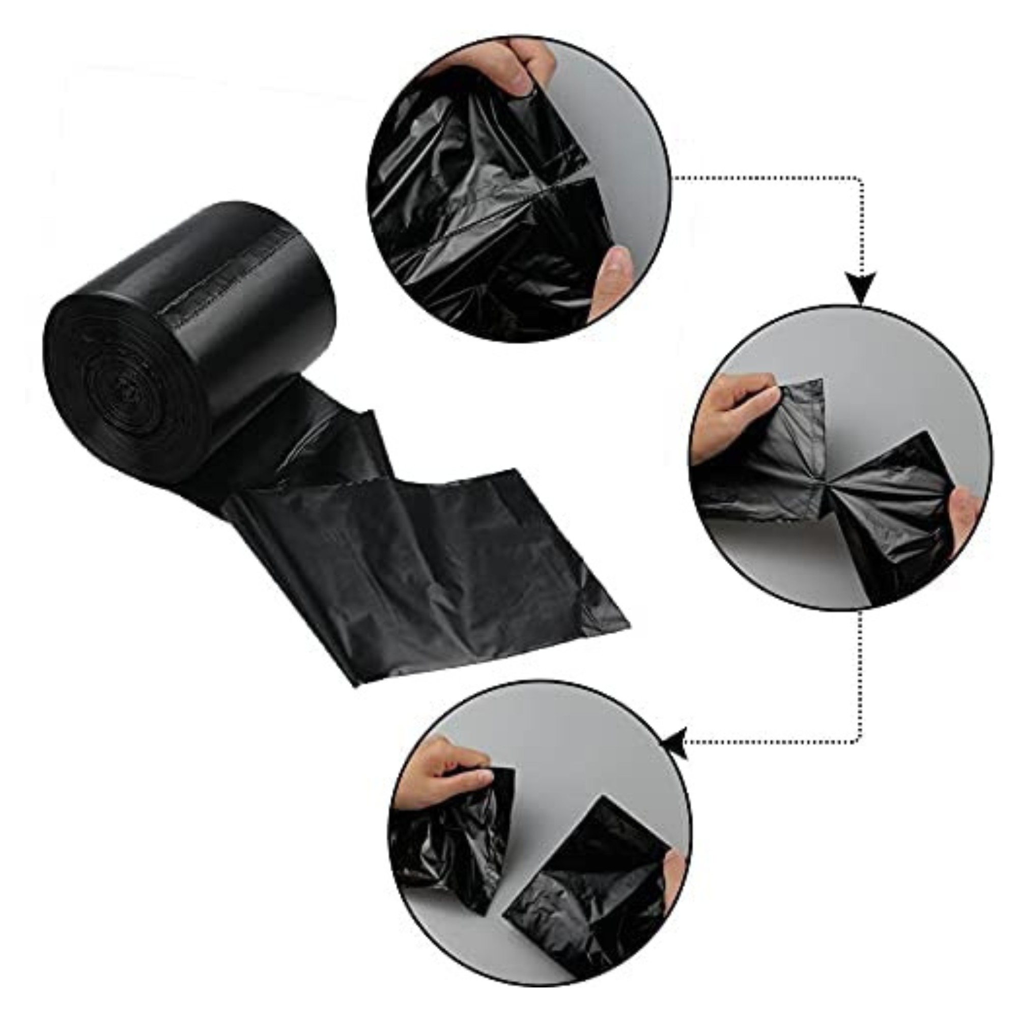 Plasto Garbage Bag Oxo Degradable Small 17*19 30 Nos Yellow Box