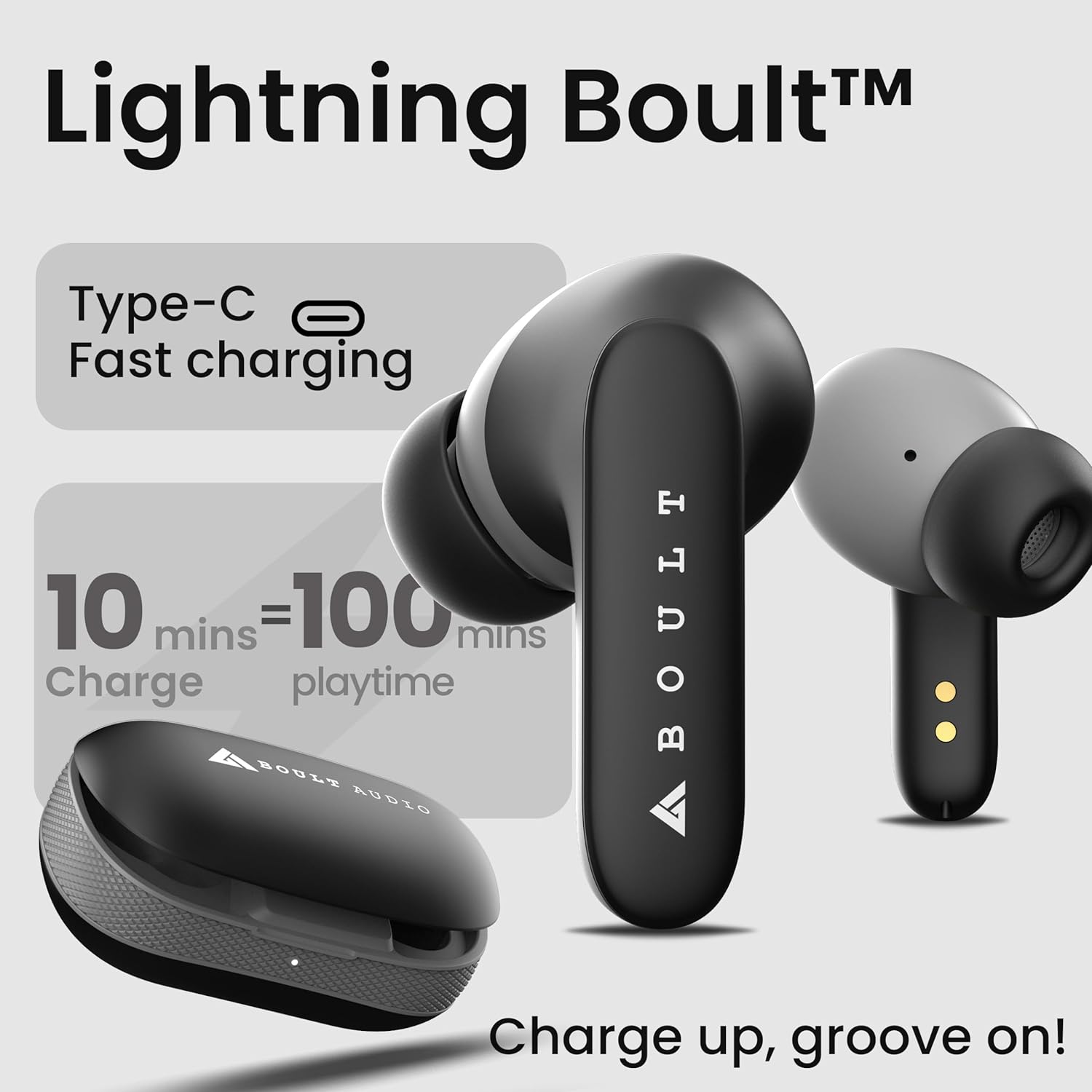 Boult Bluetooth True Wireless in Ear Earbuds 40H Playtime-Z20