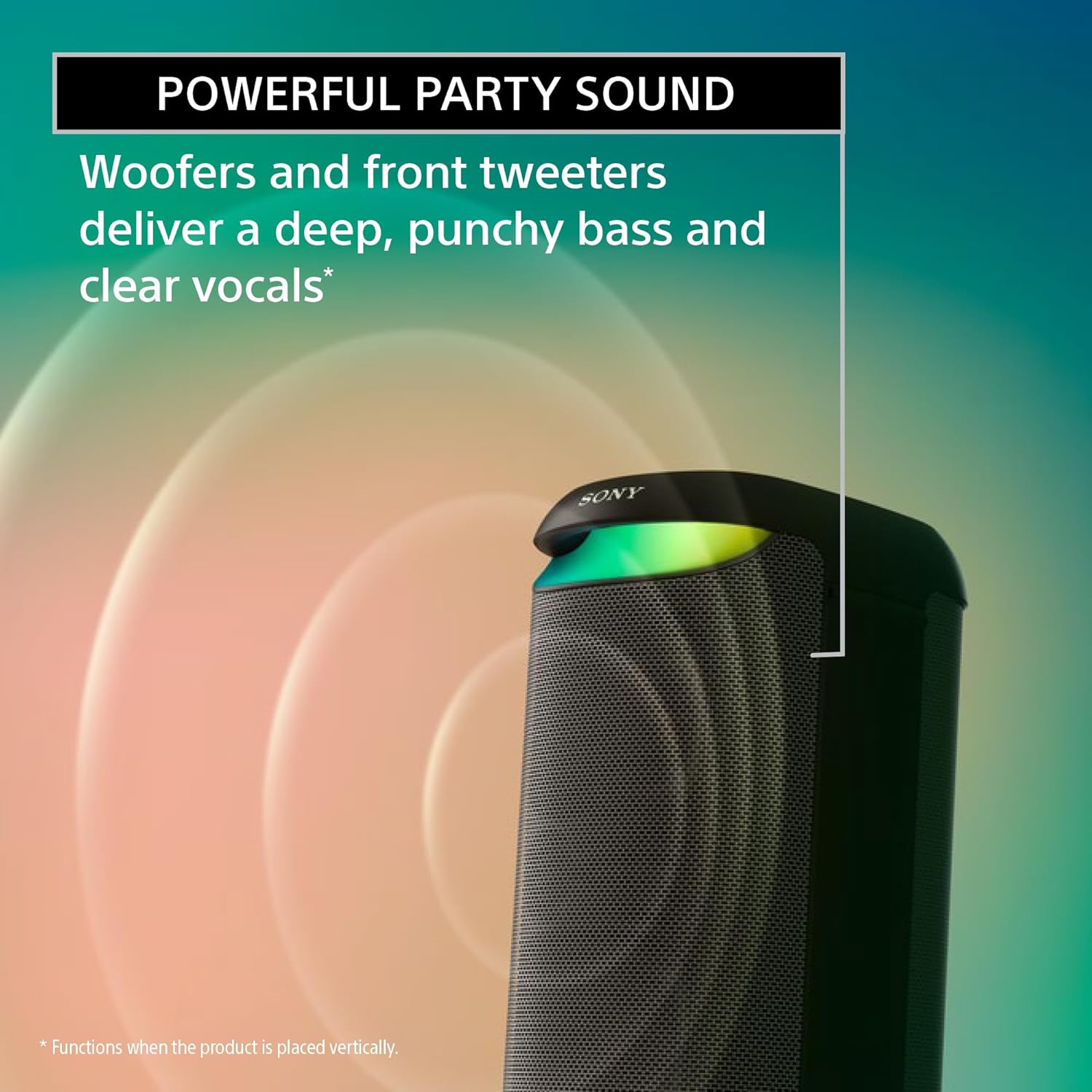 Sony SRS-XP500 Portable Wireless Bluetooth Party Speaker (Karaoke