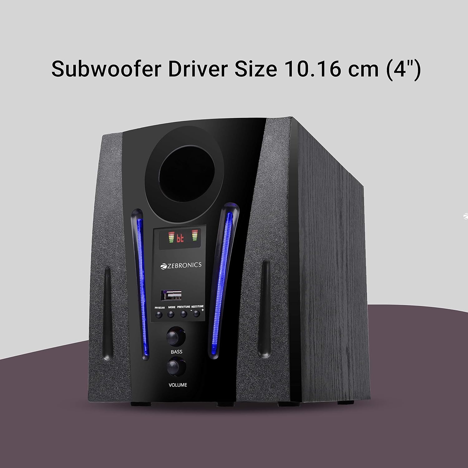 Zebronics 40W RMS Speakers with remote Ant Mascot